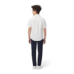 French Toast Boys' Short Sleeve Classic Poplin