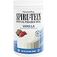 Natures Plus SPIRU-TEIN, Vanilla - 2.12 lbs, Pack of 3 - Spirulina Protein Powder - Vitamins & Minerals for Energy - Vegetarian, Gluten Free - 96 Total Servings