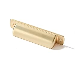 khtumeware 10 Pack 3" Drawer Pulls Brushed Brass