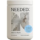 Needed. Multivitamin for Men - 25 Optimal Nutrients for Fertility & Men's Health - Mens Multivitamin with Vitamin D3 2000IU, B12 Vitamins, 200 MCG Selenium - Men's Fertility Supplement, 30 Day Supply