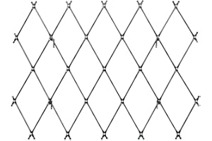 ACHLA DESIGNS Achla FT-32G Designs Wall Mounted Lattice Garden Trellis, Graphite