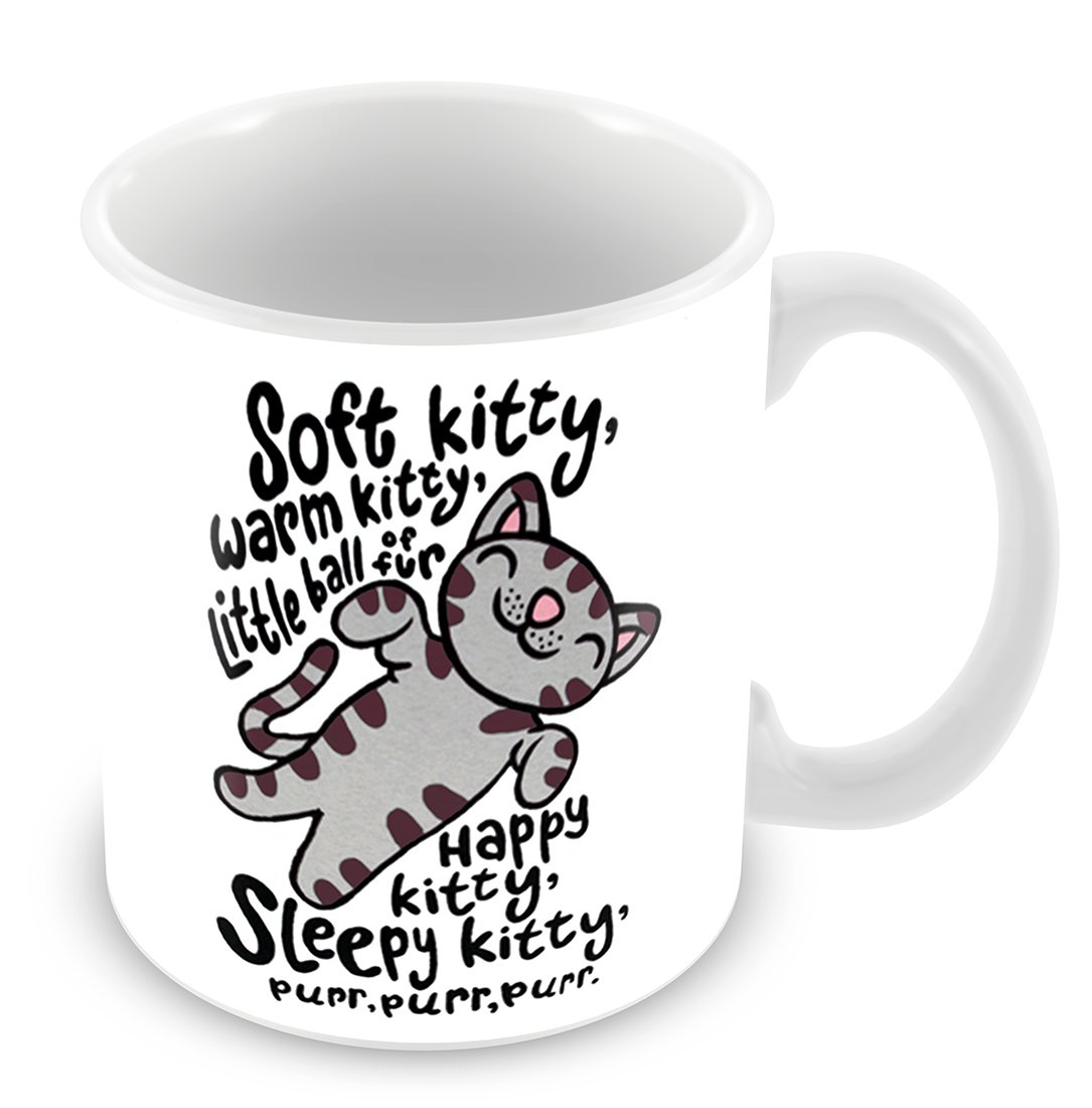 FlyingTurtles Inspired by The Theory Soft Kitty Ceramic Mug 11oz by FT