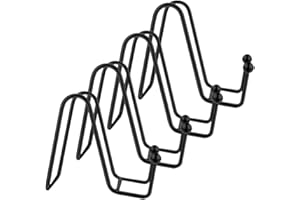 Beavorty 4pcs Black Metal Plate Display Stands 4.3 Inch Picture Frame Holder Easel for Decorative Plates