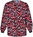 Scrub H.Q. by Cherokee Women's Crew Neck Owl Print Jacket