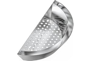 onlyfire Charcoal Basket with Water Reservoir Stainless Steel Charcoal Briquet Holder for Weber 22/26 Inch Kettle Grills and 