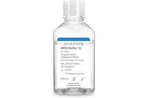CRYOKING DPBS Buffer 1X, 500 mL Dulbecco’s Phosphate Buffered Saline Calcium/Magnesium-Free, Sterile Filtered 0.1 µm, Laboratory Buffer for Cell Handling and General Workflows