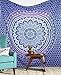 Jaipur Handloom Purple Ombre Tapestry Wall Hanging College Dorm Tapestry Mandala Tapestry Dorm Decor Indian Hippie Tapestry Bohemian Bedspread Bedding Beach Tapestry Decor