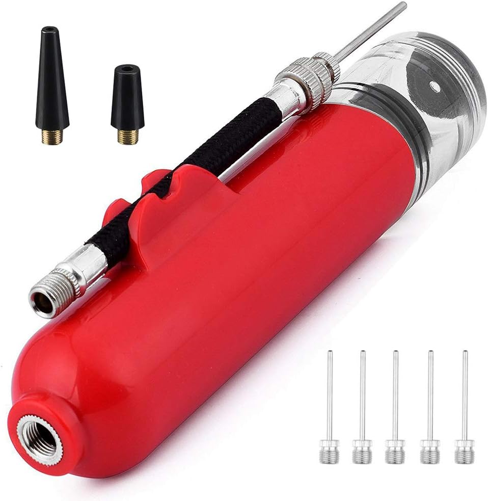Asuthink Ball pump, Football Air Pumps with 6 ball pump needles and 2