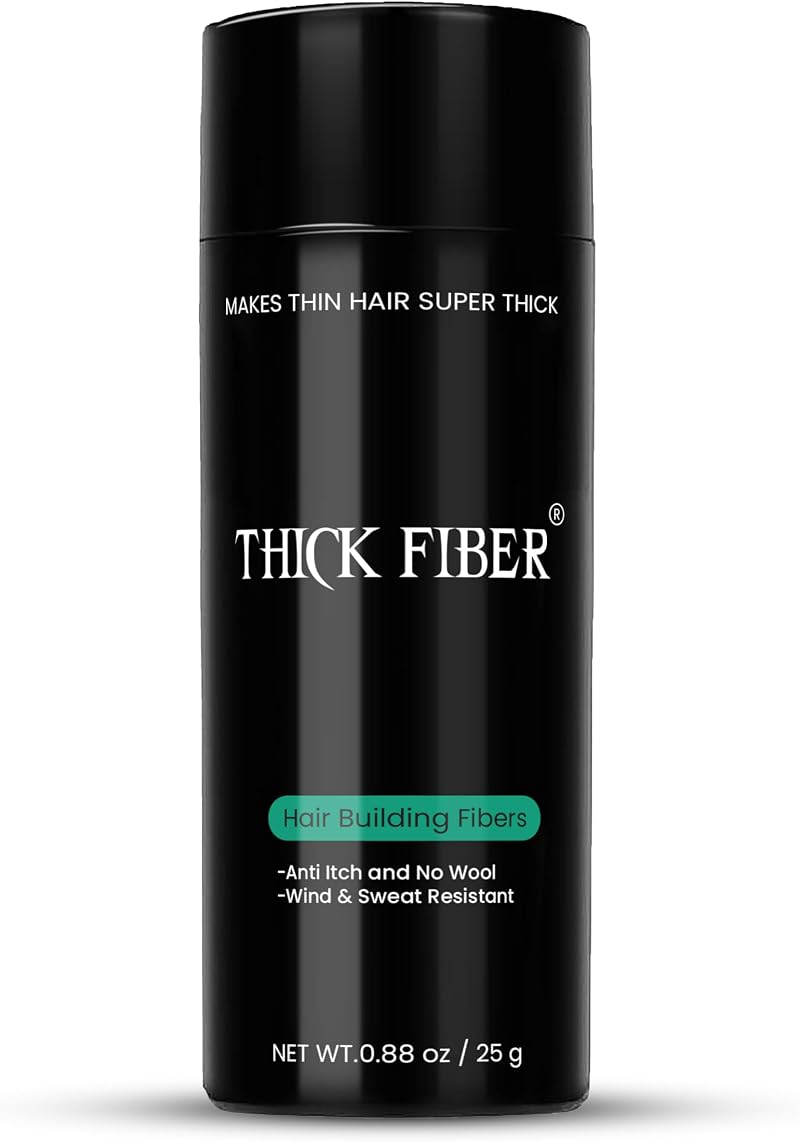 THICK FIBER Hair Fibres 25g Medium Blonde Hair Thickener for Thinning Hair