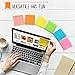 15-Pack Post It Pad for Home & Office, 7.5 x 7.7cm Super Sticky Post Notes, Neon Post Its for School, 80 Leaves/pad Stickies Post It Notes for Reminders, Neon Colored Post It Study Aids, Post It Note