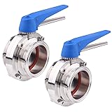 DERNORD 2 Pack Butterfly Valve with Blue Trigger