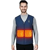 DOACE Heated Vest for Men and Women, Smart Electric Heating Vest Rechargeable, Battery Not Included