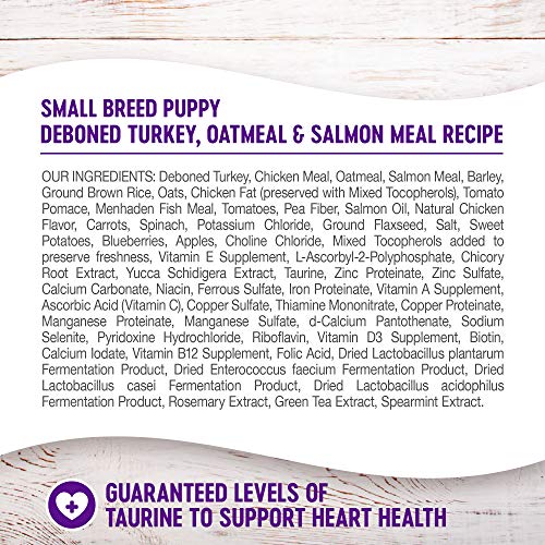 Wellness Complete Health Small Breed Dry Dog Food with Grains, Natural