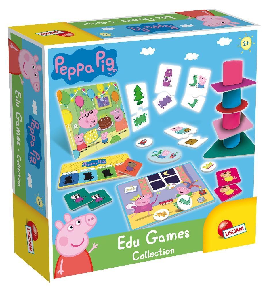 Lisciani - EDUCATIONAL GAME - 10 in 1 Activity Set - Memory, Shapes, Colours & Puzzle Games - Designed for Toddlers 2+ - Stimulates Motor Skills, Logic and Creativity - Colourful and Durable Set