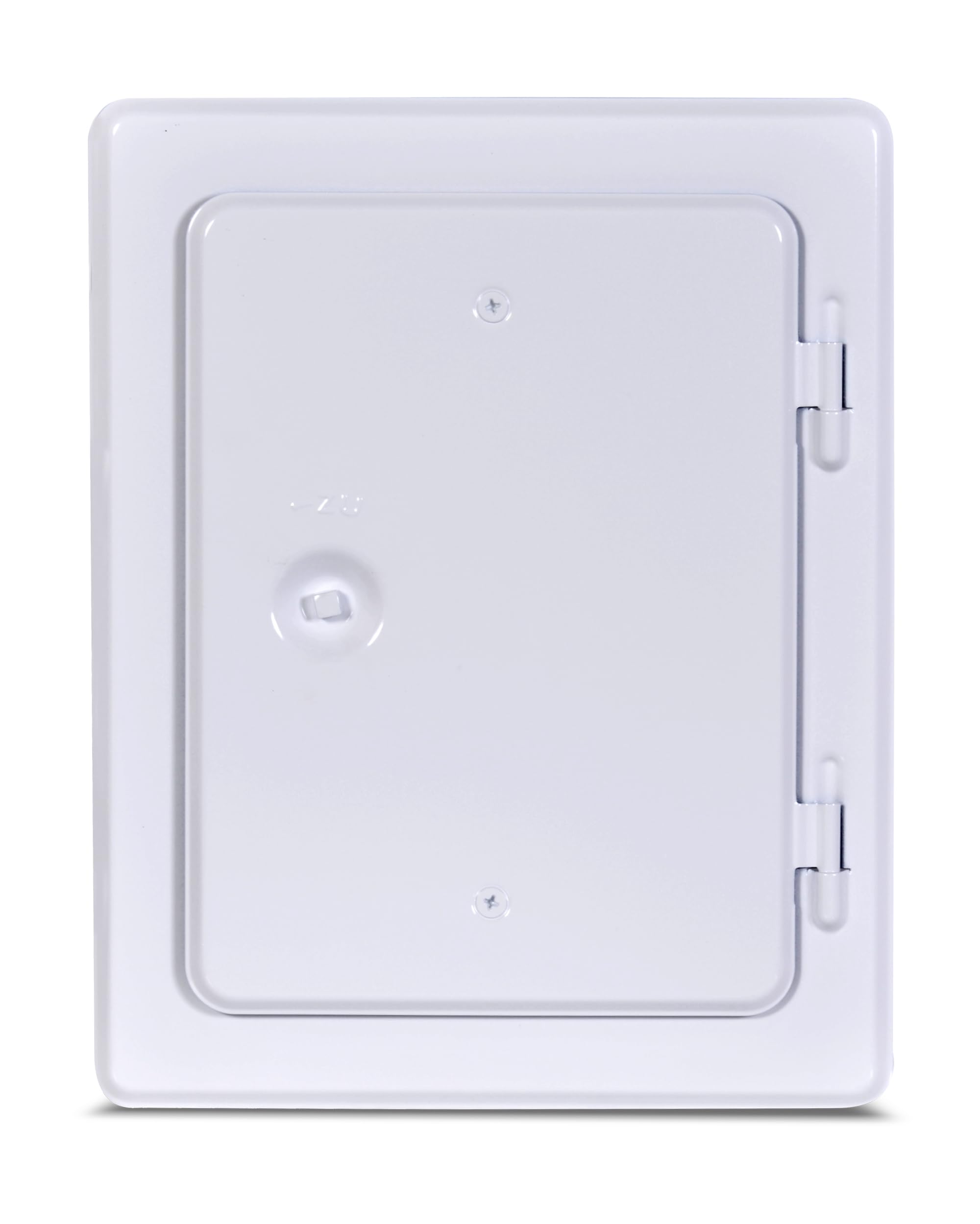 FIREFIX 2093/W Fireplace Door, galvanised and Powder-Coated, White RAL 9016, Nominal Dimensions: 140 x 200 mm, Outer Dimensions: 230 x 290 mm