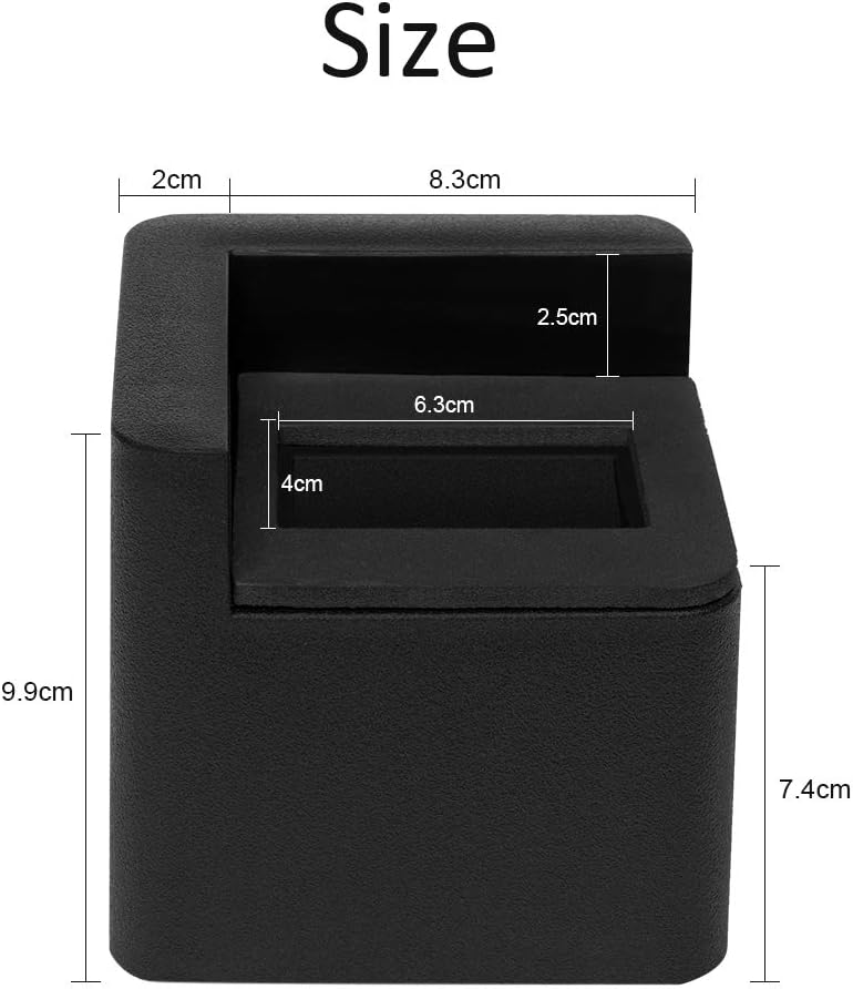 Uping Bed Riser Heavy Duty Black Square Anti Slip to Castor WheelsBed