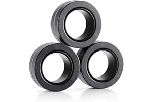 LUGEMA 3Pcs Rings Set, Idea ADHD Anxiety Decompression Rings Fidget Toys Adult Fidget Spinner Rings for Anxiety Relief Therapy