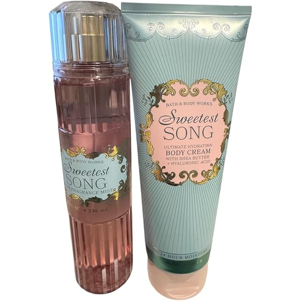 Sweetest Song ボディクリーム 3本セット Amazon.com : Sweetest Song Set by Bath & Body - Fine