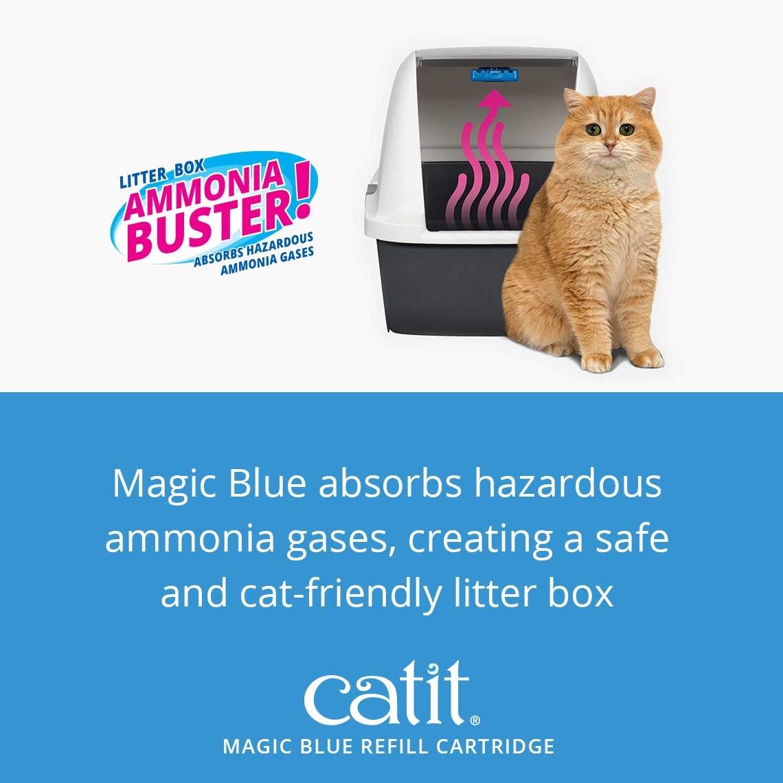 catit magic blue litter box