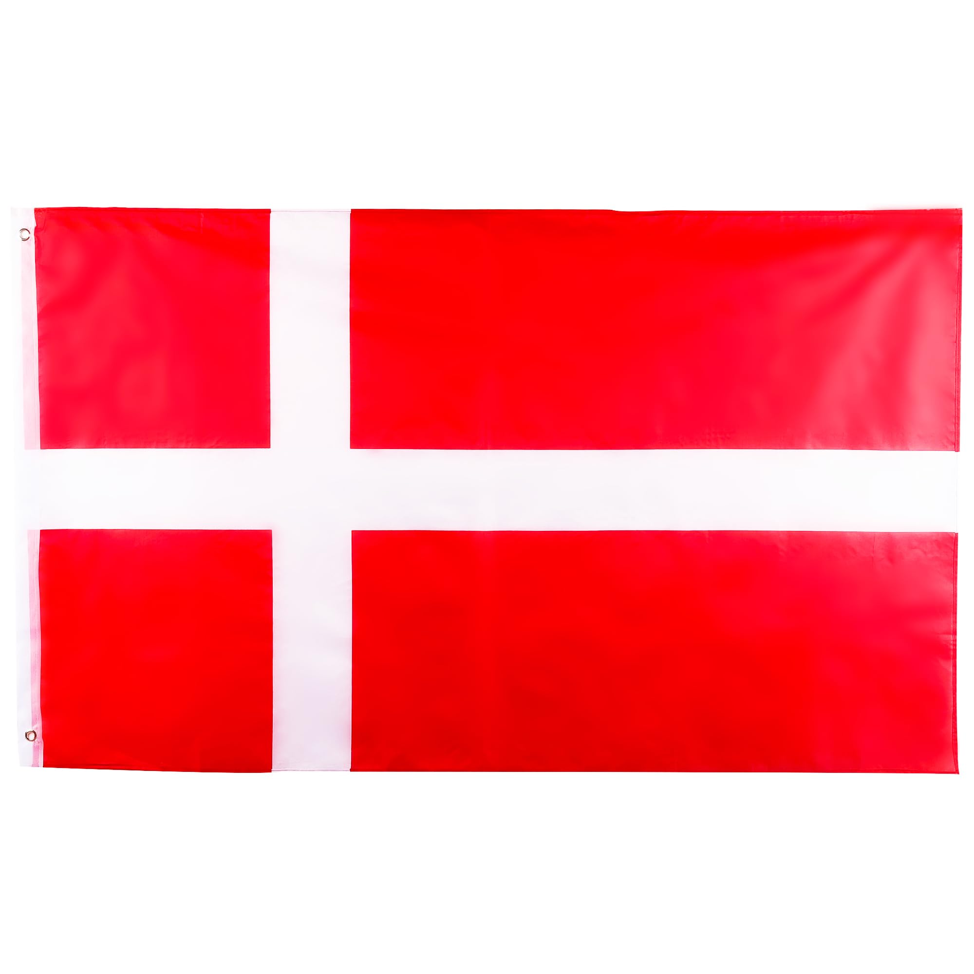 5x3ft Large Denmark Flag for 2024 Decorations, Danmark Flag Big Denmark Flag for 2024 Football Sports Events Celebration Parade Bar Garden Outdoor Party Decorations
