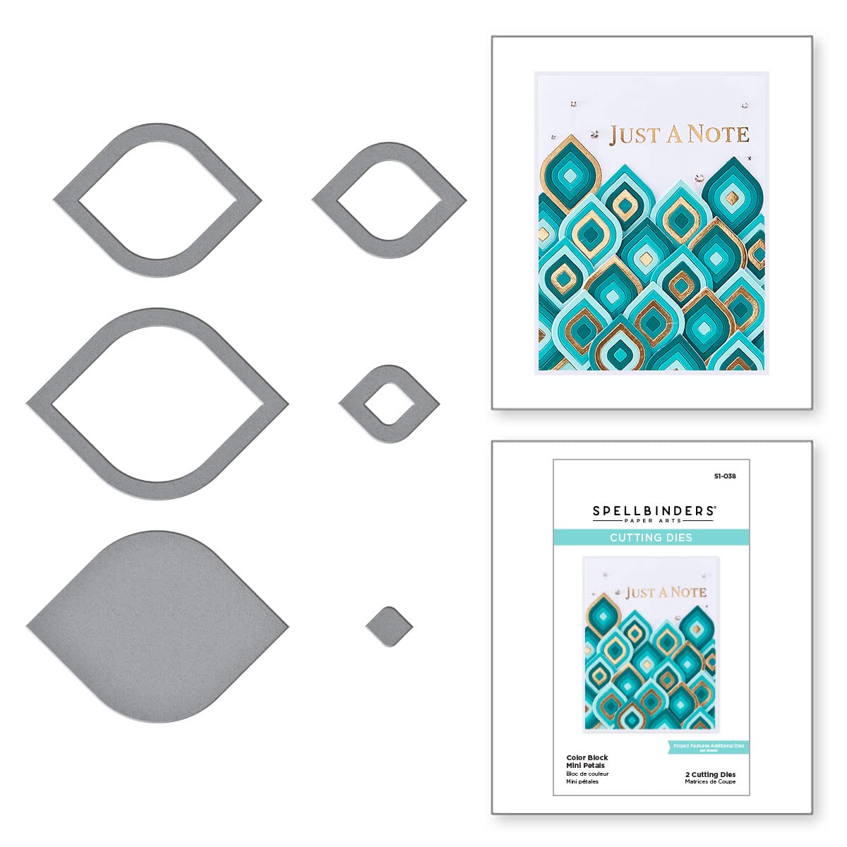 Spellbinders Color Block Mini Petals