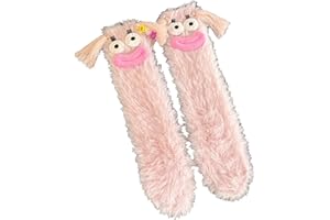 TFTSR Crazy Funny Fuzzy Silly Socks for Kids Women,Girls Fluffy Slipper Novelty Fun Socks,Boy Men Cute Cozy Soft Animal Socks