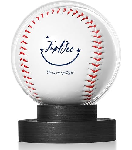 Baseball Display Case With LED Light, Wooden Base Baseball Case Display For Balls - View #3