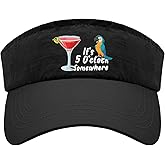 It is 5 Oclock Somewhere Caps Visor for Men Baseball Hat Uv Protection Golf Hats