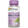 SOLARAY Ginkgo Biloba Extract with Gotu Kola - Ginko Biloba Capsules for Brain Health Support - Vegan, Lab Verified, 60-Day Guarantee - 60 Servings, 60 VegCaps