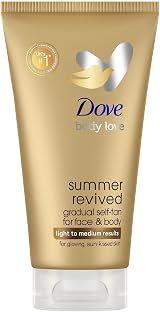 3x Dove Derma Spa Summer Revived Fair to Medium Face Cream 75ml Gradual Tan view 2