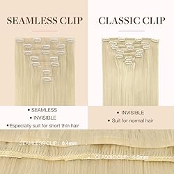 GOO GOO Clip in Hair Extensions Real Human