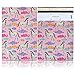 100 Pack 10x13 Pink Unicorn Poly Mailers Shipping Envelopes Bags with Custom Designer Printed Boutique Pattern and Self Seal Adhesive Strip - Large Heavy Duty Waterproof 2.5Mil Bulk Combo