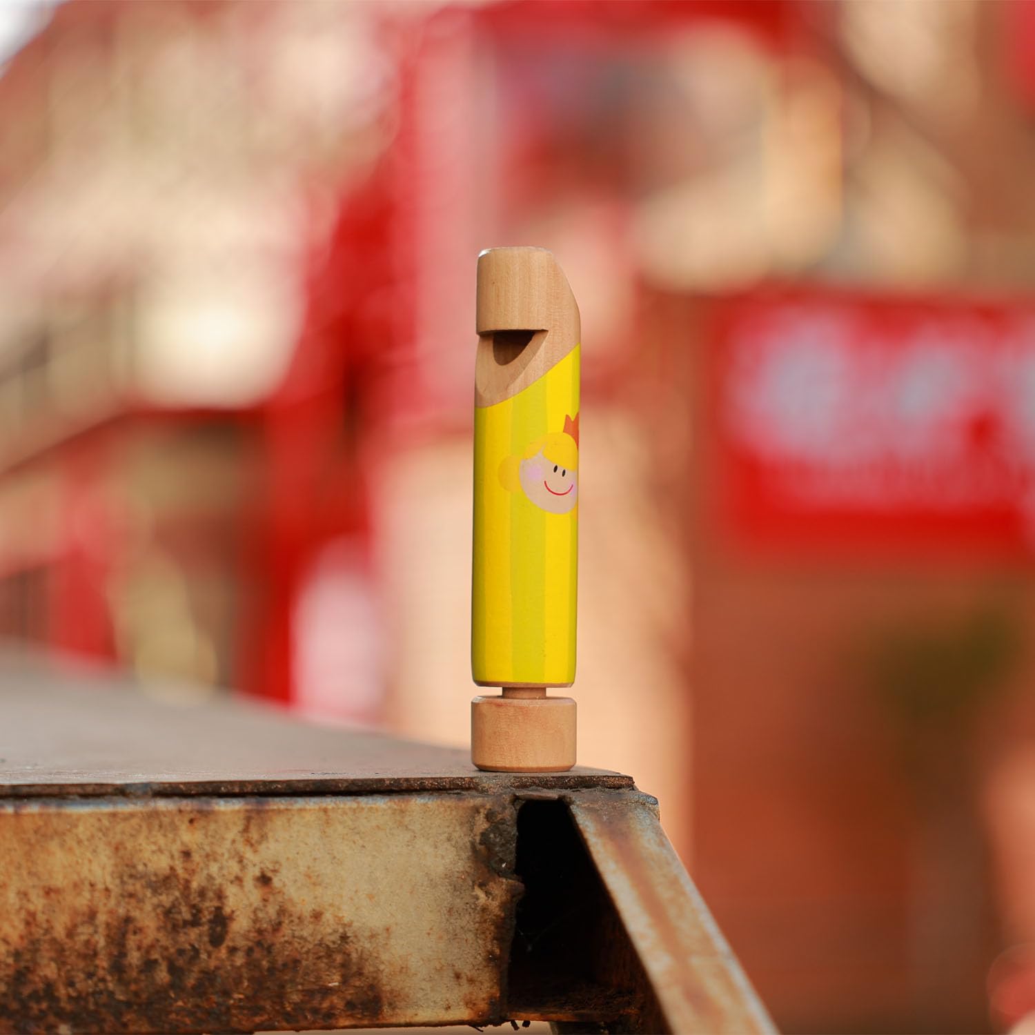 2PCS—Wooden Train Whistle and Wooden Slide Whistle for Music Instrument Gifts Wood Musical Instrument Educational Toys