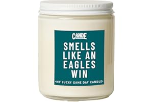 CE CRAFT Smells Like an Eagles Win Candle – Philly Football Inspired Scented Candle – Bourbon Vanilla Fragrance – Hand-Poured Soy Wax – Gift for Eagles Fans, Home Decor, Man Cave, Game Day Essential