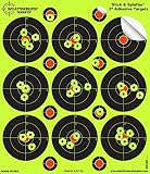 Splatterburst Targets - 3 inch Adhesive Stick & Splatter Reactive Shooting Targets - Gun - Rifle - Pistol - Airsoft - BB Gun - Pellet Gun - Air Rifle (10 Pack)