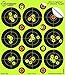 Splatterburst Targets - 3 inch Adhesive Stick & Splatter Reactive Shooting Targets - Rifle, Pistol, Airsoft, BB Gun, Pellet Gun, Air Rifle (10 Pack)