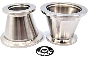 BROWNIAN MOTION TECHNOLOGY Conical Reducer with ISO-KF Flange KF16 KF25 KF40 KF50 (KF40 to KF25 Pack of 2pcs)