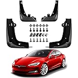 A-Premium Splash Guards Mud Flaps Mudguards Compatible with Tesla Model S 2012 2013 2014 2015 2016 Sedan Front and Rear 4PCS
