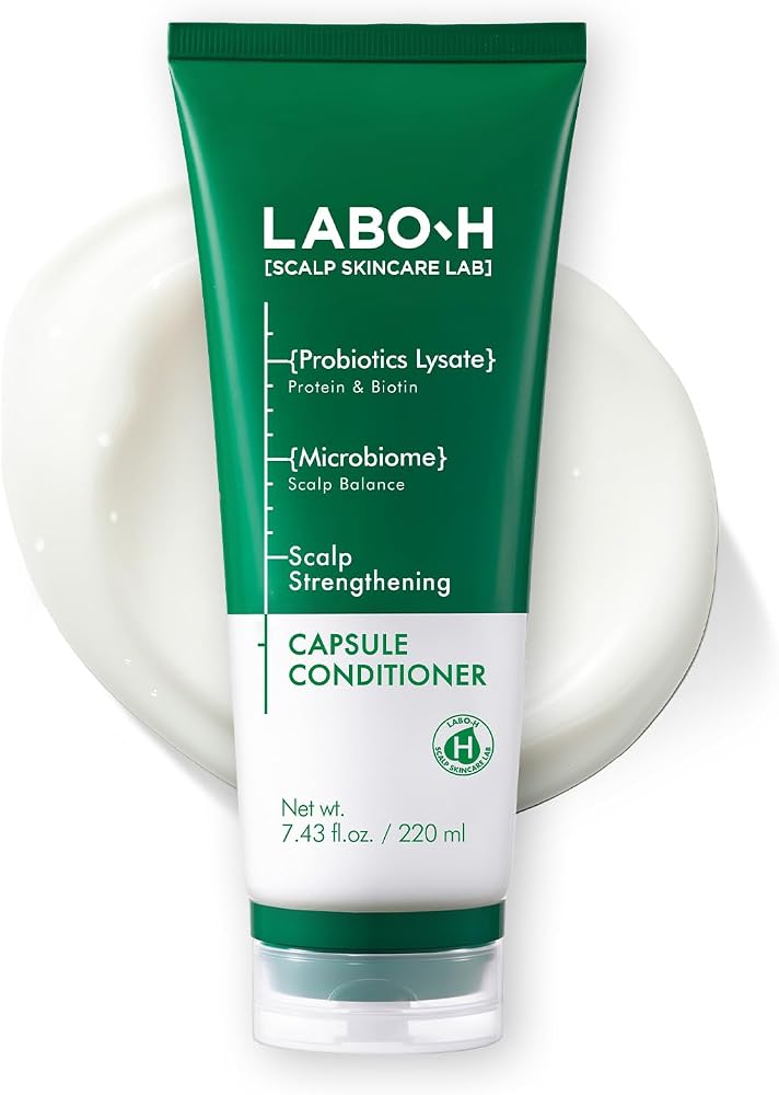 LABO.H Scalp Strengthening Capsule Conditioner for Hair Growth & Anti-Loss | Vegan Treatment with Vitamin C, Biotin, Caffeine