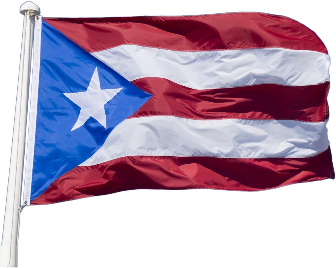 Amazon Com Puerto Rico Flag 3x5 Foot Polyester Nylon Premium