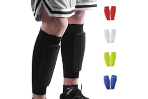 BIRDDIE Soccer Shin Guards Shin Pads for Kids Youth Adult, Calf Compression Sleeve with Honeycomb Pads, Support for Shin Splint Baseball Boxing Kickboxing MTB