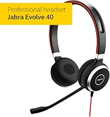 Jabra Evolve 40 UC Stereo Headset USB-C with Controller Black view 2