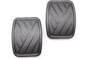 Koauto 2pcs Brake Clutch Pedal Pads for Suzuki Swift Samurai Sidekick Geo Metro
