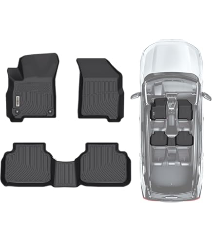 Custom Fit Car Floor Mats - Full Coverage Automotive Leather Floor Liners For Most