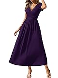 Gracyoga Womens Summer Wrap Dresses Fall Midi
