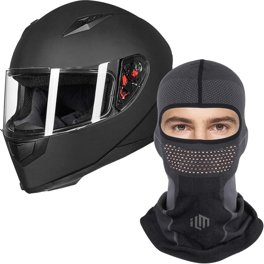 ilm full face motorcycle street bike helmet