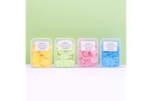 SLEQUIPO 4 Boxes (400 Sheets) Petal Paper Soap Sheets for Hand Washing, Disposable Hand Soap Sheets for Travel, Dissolvable Camping Mini Soaps for Travel, Hand Soap, Indoor, Outdoor, Camping Hikin