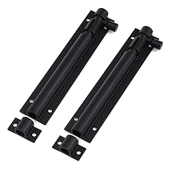 Bitray 5-inch Slide Bolt Latch Matt Black Slide