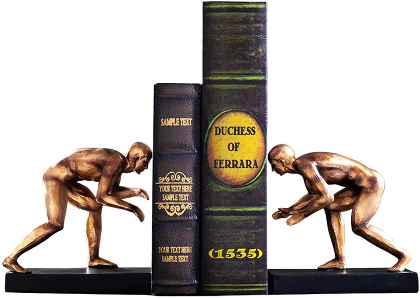 Book Ends for Office, Heavy Books Creative Cool Runner Bookend Desktop
