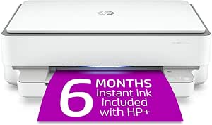 Amazon.com: HP ENVY 6055e Impresora a color inalámbrica todo en uno, con  tinta instantánea gratuita de 6 meses con HP+ (223N1A) : Productos de  Oficina